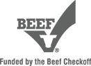 Beef Checkoff Logo Gray